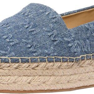 Women's Cotton Espadrille Ballet Flats Rubber Sole Casual Dress Up Vacation